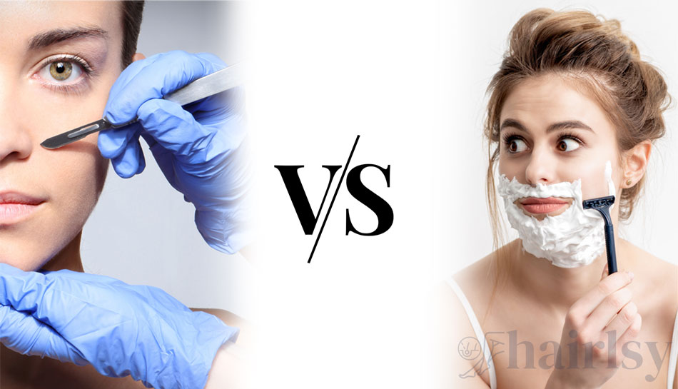 Dermaplaning vs Shaving